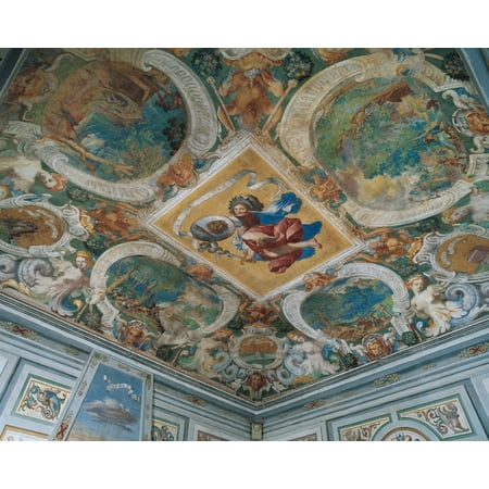 Decoration Of Villa Visconti Borromeo Litta In Lainate Canvas Art - (24 x 18)