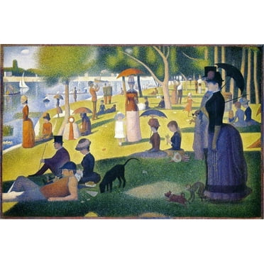 A Sunday On La Grande Jatte - CANVAS OR FINE PRINT WALL ART