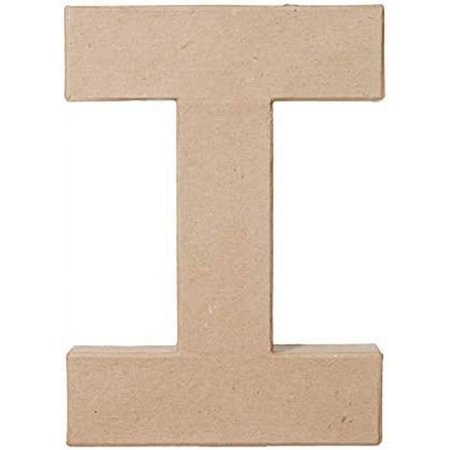 UPC: 0652695780738 | I – Paper-Mache Letter 8 X5.5