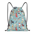 thumbnail image 1 of Bingfone Animal Dog Drawstrings Backpacks Bags for Men Women Gym Drawstrings Bag-Medium, 1 of 6