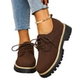 thumbnail image 5 of YOUYEDIAN Loafers for Women Round Toe Fashion Platform Heel Comfy Shoes Slip On Strap Design Casual Shoes, 5 of 5