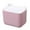 【In 100+ people's carts】PK, variant on Small Trash Can with Lid, Mini Trash Can for Bathroom, Office and Bedroom, Small Bathroom Garbage Can with Swing Top, Compact Waste Basket for Desk, Dorm & Home, Pink - Xuniizn