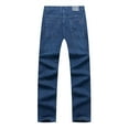 thumbnail image 4 of Men's Pants Fashion Trend Elastic Slim Elastic Waist Straight Leg Pant Regular Straight Pant for Men, 4 of 7