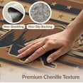 thumbnail image 6 of ODIKA 9'x12' Washable Area Rug Southwestern Cowboy Motif Mens Decorations Reindeer Lone Cabin Flowing Dynamic for Great Room, Indoor Concept, Large Living Low Pile, Flatwoven, 6 of 7