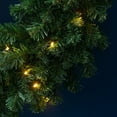thumbnail image 5 of Pre-Lit Artificial Christmas Wreath for Front Door, Window or Mantel, Green Fir with White Lights Indoor/Outdoor Holiday Decor, 5 of 5