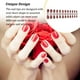 thumbnail image 5 of Seitruly Nail Art Delicado Extraíble Puntas Artificiales Extensión Uñas Moda Envolturas Herramientas de Manicura Decoración para Niñas Arte de uñas Tipo 20 Seitruly CE012300-20B, 5 of 6