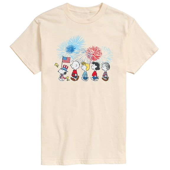 Peanuts - USA Parade - Men's Short Sleeve Graphic T-Shirt
