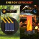 thumbnail image 5 of 2 Pack Replacement Solar Light Tops with Flickering Flame, 5 of 5