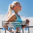 thumbnail image 3 of KOPIDOE Auriculares de natación, IP68 impermeables de conducción ósea con memoria de 32 GB, auriculares abiertos Bluetooth 5.4, auriculares inalámbricos subacuáticos para nadar, correr, deportes (nara, 3 of 5