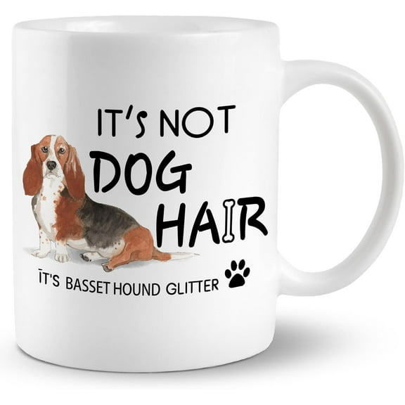Basset Hound Mug - Dog Mom Coffee Mug for Women, Basset Hound Gifts