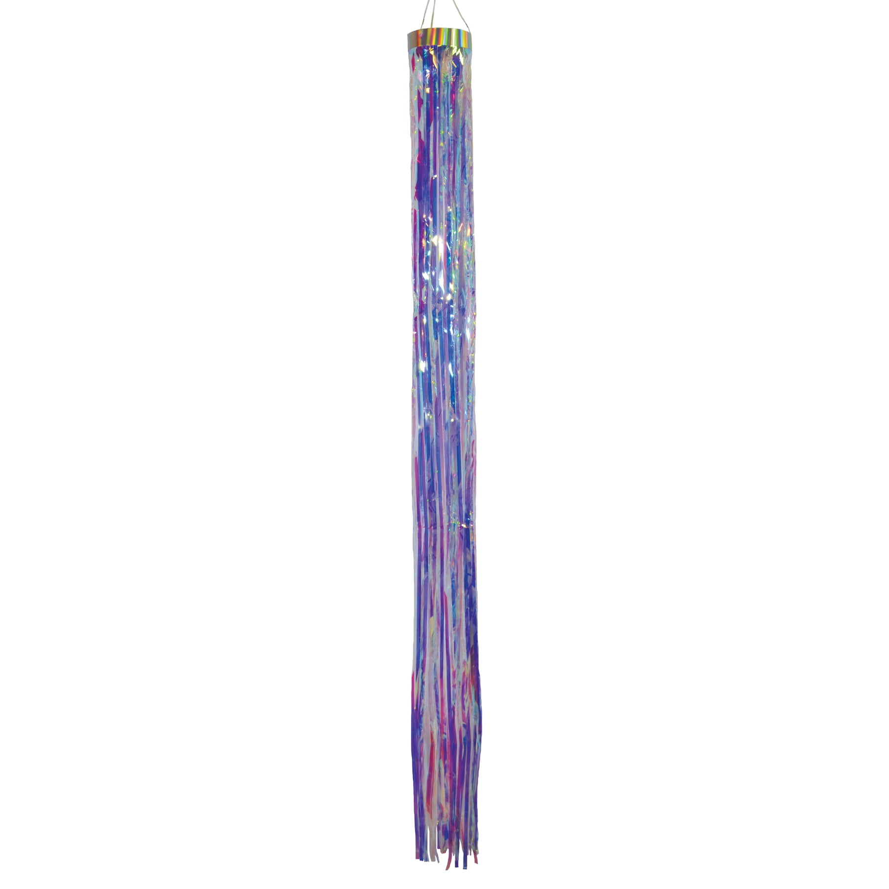 Silver Holographic Windsock 