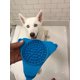 thumbnail image 3 of Cachorros y mascotas, almohadilla para lamer perros, comedero lento para comida, golosinas y mantequilla de maní, juguete de estimulación para perros, chupa la pared o el piso, azul ER, 3 of 5