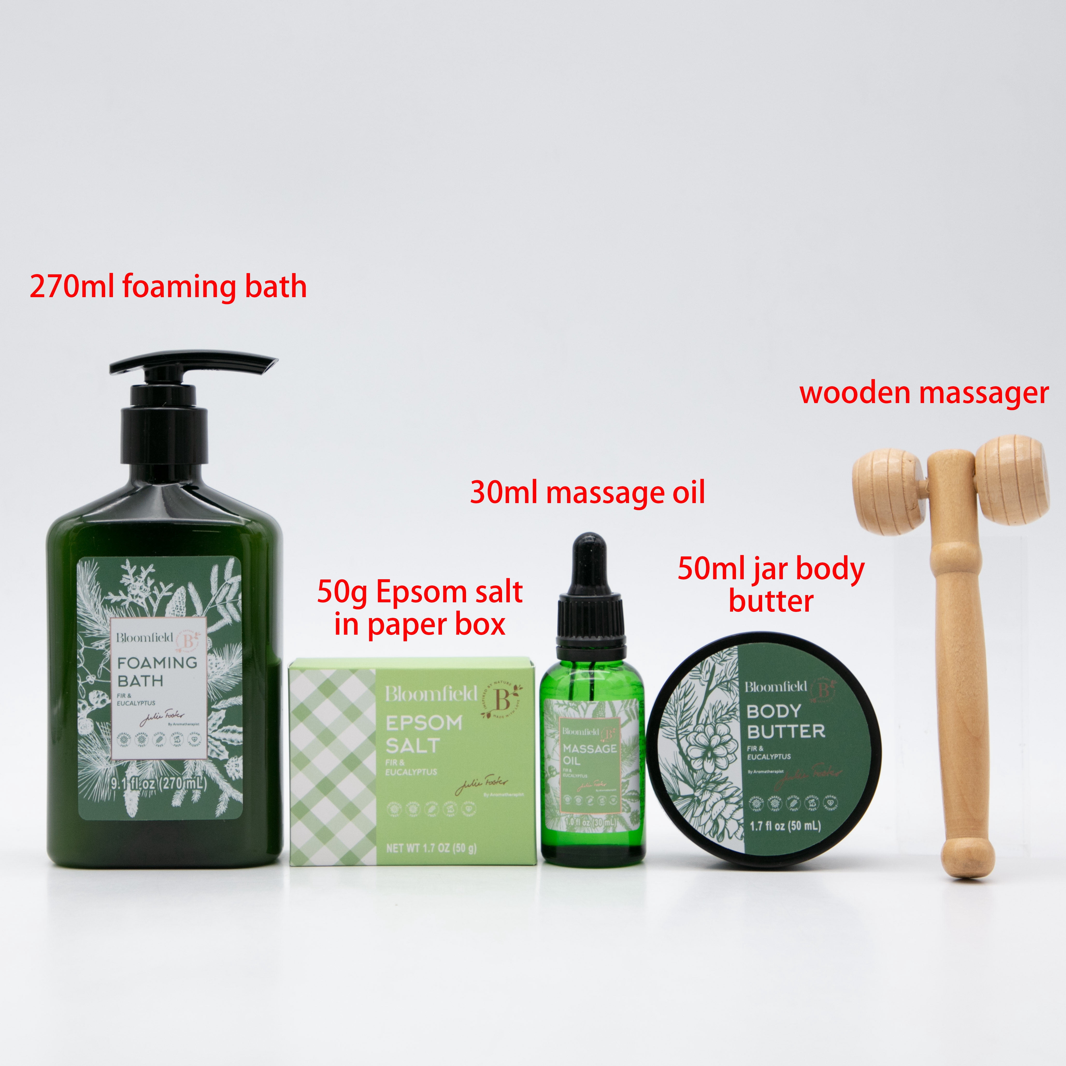 Bloomfield Relaxing Body Collection for Adult, 5 Piece