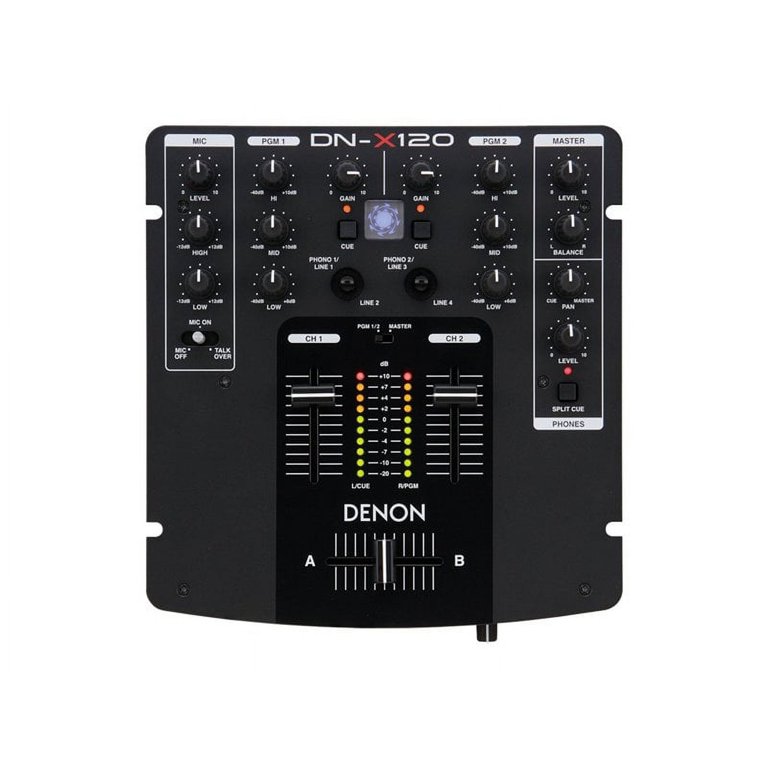 極美品！ DENON DN-X120 DJミキサー ブラック 付属品完備 Denon DN-X120 - Digital mixer - 2-channel - Walmart.com