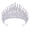 Silver white, variant on Giaone Sparkling Rhinestones Wedding Crown Crystals Tiara Hair Accessory for Women