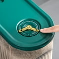 thumbnail image 4 of YWOAGH Rice Dispenser Cereal Containers Storage Sealed Proof Cereal Dispenser with Lid with Measuring Cup and Dial Clear Visible Design for Soy Corn Grain Dry Foods Storage Containers A, 4 of 7