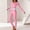 Pink, variant on Naittoop Thermal Underwear for Women Soft Crewneck Long John Base Layer Tops Bottom Sets Lightweight Cozy Warm 2 Piece Pajamas