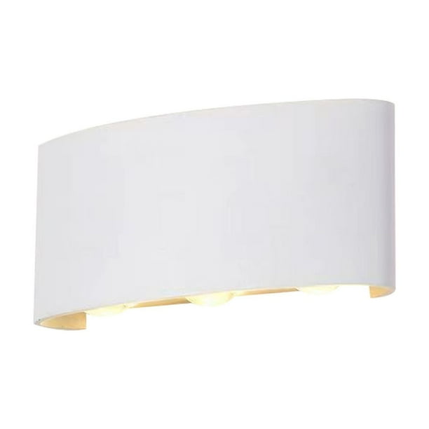 Wall Sconces Down Lighting Indoor Double-Head Curved Wall Lamp Modern Bedroom Lamp Warm White Light