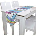 thumbnail image 3 of Coolnut Table Runner 13"x90", Unicorn with Rainbow Clouds Washable Table Cloth Runner for Holiday Home Wedding Table Top Decoration, 3 of 5