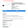 thumbnail image 2 of Idle Air Control Valve Connector - Compatible with 1979 BMW 320i 2.0L 4-Cylinder, 2 of 2