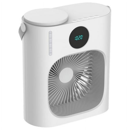 

Mini USB Cooling Portable Air Conditioner Fan Rechargeable Portable Silent Desktop for Office Bedroom