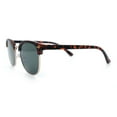 thumbnail image 6 of Iconic Half Rim Gentlemanly Hipster Fashion Horn Temple Sunglasses Tortoise Gold - Green, 6 of 7