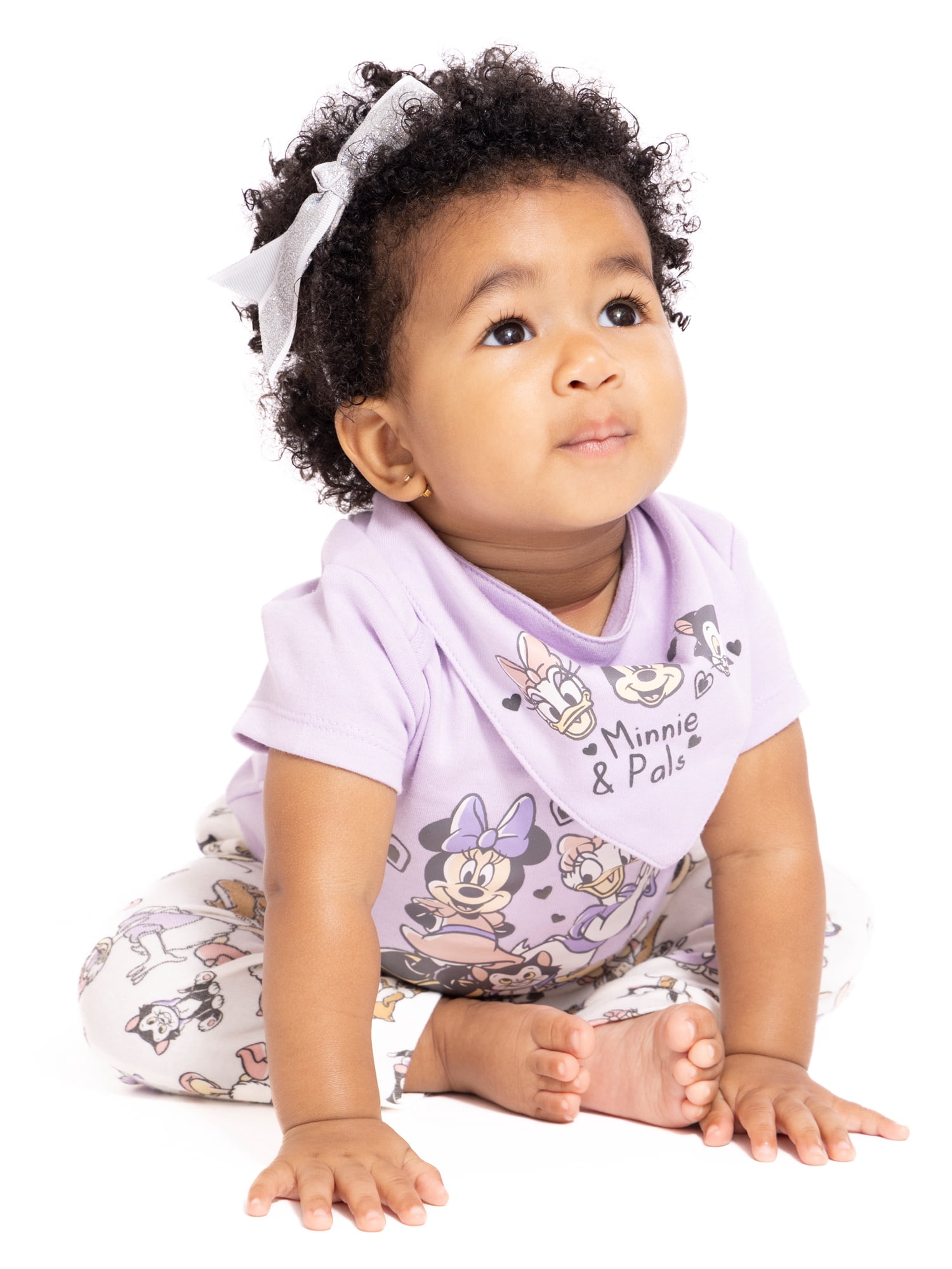 Minnie Mouse Baby Layette Newborn Essentials Gift Set, 4-Piece, Sizes Newborn-12 Months