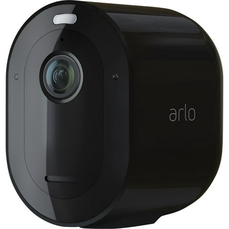 Arlo Pro 4 Spotlight Security Camera, 1 Pack, Black, VMC4050B