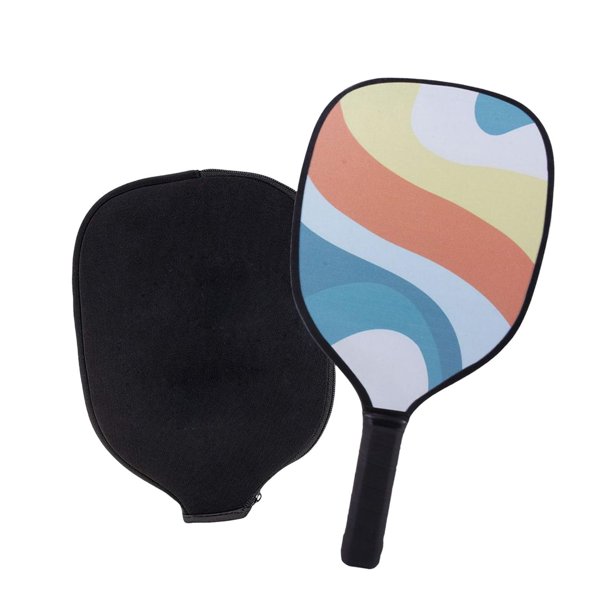 Pickleball Raqueta Pickleball Paddle Solo Profesional Premium Madera portátil con cubierta protectora para jugadores intermedios Niños Hombres Mujeres Estilo A DYNWAVEMX Paletas de pickleball