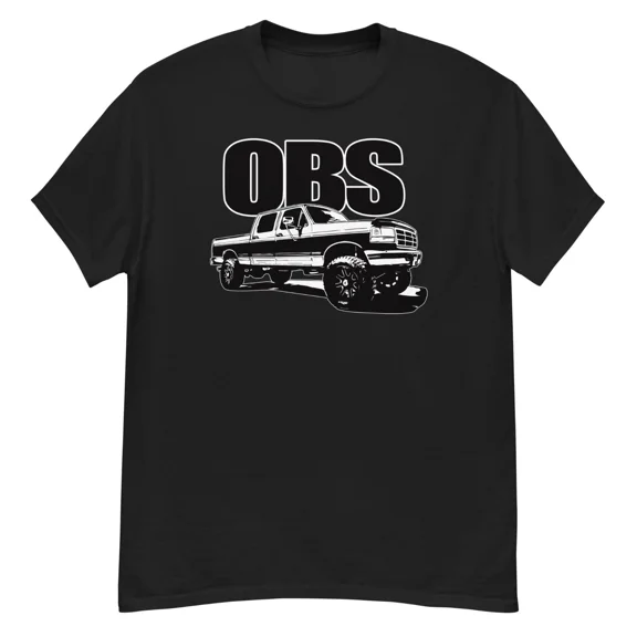 Reprint Rare VINTAGE OBS 1993-1997 Ford Crew Cab Truck Tshirt