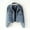 Blue#1, variant on Homenesgenics Denim Jacket Women Pink Women Fall Warm Solid Long Sleeve Jacket Outerwear Yellow XXL