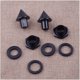 thumbnail image 2 of Kit de herrajes para puntal de vidrio trasero para Honda Civic 3Dr Hatchback EG6 CRV 92-95 negro, 2 of 5