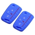 thumbnail image 1 of Unique Bargains 2 Pcs Étui de Protection en Silicone Bleu Mer 4 Boutons pour Télécommande VW Tiguan, 1 of 7