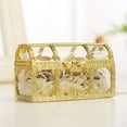 thumbnail image 6 of European Style Wedding Gold-Plated Plastic Treasure Box - Candy, Gift, Jewelry Organizer - Creative Flip Lid DIY Trinket Storage Container, 6 of 8