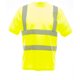 thumbnail image 1 of Yoko - Camiseta de seguridad de manga corta de alta visibilidad para mujer señora - Trabajar / Reflectante (Amarillo fluorescente), 1 of 6