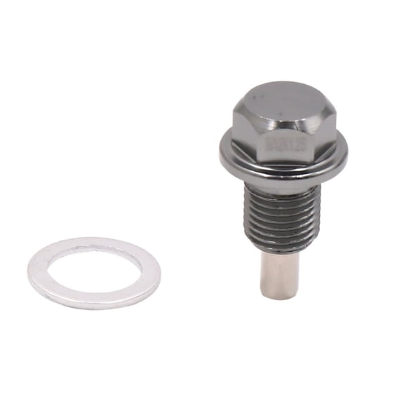 Unique Bargains M12 x 1.25mm Thread Gray Magnetic Auto Car Oil Pan Drain Bolt Kit w Washer