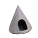 thumbnail image 5 of Nido de gato de fieltro, nido de mascotas semi cerrado, casa de cuevas semi -semienclosa triangular transpirable, acogedora cama de carpa para mascota, 5 of 9
