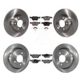 thumbnail image 1 of Transit Auto Front Rear Disc Brake Rotors and Semi-Metallic Pads Kit for Car BMW 328xi K8F-101351, 1 of 11