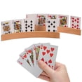 thumbnail image 1 of Soporte para cartas de juego, soporte para tarjetas manos libres, organizador de tarjetas de madera curvada, acabado de madera, accesorios para juegos de cartas para personas mayores, 1 of 5