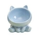 thumbnail image 3 of Cuenco alimentador de gato de cerámica, plato, cuenco para beber para gatito, accesorio antideslizante, suministros de alimentación para gatos, azul, 3 of 9