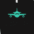 thumbnail image 3 of Inktastic Cute Teal Airplane Toddler Sweatshirt, 3 of 4