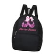 thumbnail image 2 of Mochila de ballet, regalo de cumpleaños, bolsa de viaje para baile latino y yoga. Negro, 2 of 8