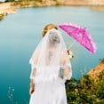 thumbnail image 3 of PENIKOKO 1Pack Small Lace Parasol with Metal Frame for Wedding and Photo Shoots, 3 of 7