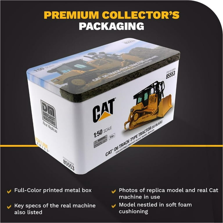 Amazon.com: Diecast Masters 1:50 Scale Caterpillar D6 XW SU