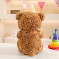 thumbnail image 6 of Birthday Cake Teddy Bear Plush Toy - 16" Cute Stuffed Animal with Cake & Boba Tea, Ultra-Soft Gift for Kids, 6 of 6