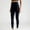 Black, variant on Clearance Clothes Under $10.00 Women's Plus Size Faux Denim Leggings Slim Fit High Waist Stretch Full Length Yoga Pants Comfy Tummy Control Thick Tights for Athletic Workout Running