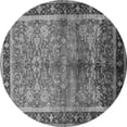 thumbnail image 1 of Ahgly Company Indoor Round Oriental Gray Industrial Area Rugs, 8' Round, 1 of 4