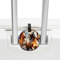 thumbnail image 3 of Horse 2pcs PU Leather Round Bag Tags with Privacy Cover and Name ID Tag - Suitcase Tags for Travel Luggage, Handbags, Backpacks, School Bags, 3 of 6