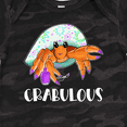 thumbnail image 4 of Inktastic Crabulous Cute Hermit Crab with Purple Nail Polish Boys or Girls Baby Bodysuit, 4 of 5