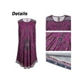 thumbnail image 4 of Lucakuins - Mini vestido informal de verano para mujer, sin mangas, bohemio, corto, para vacaciones diarias Lucakuins moda, 4 of 5